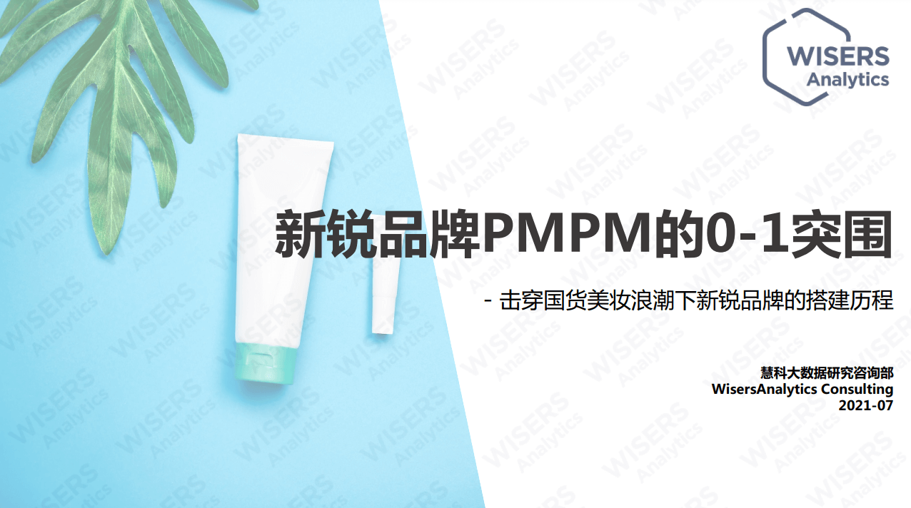 新銳品牌0-1搭建-PMPM研究報告